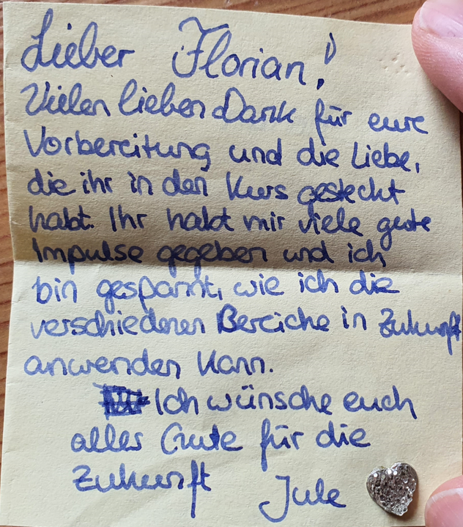 Klient*innen-Feedback (klicken zum Vergrößern)