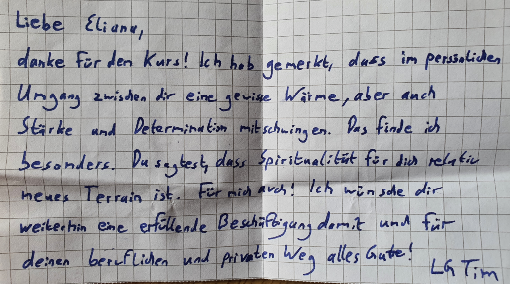 Klient*innen-Feedback (klicken zum Vergrößern)