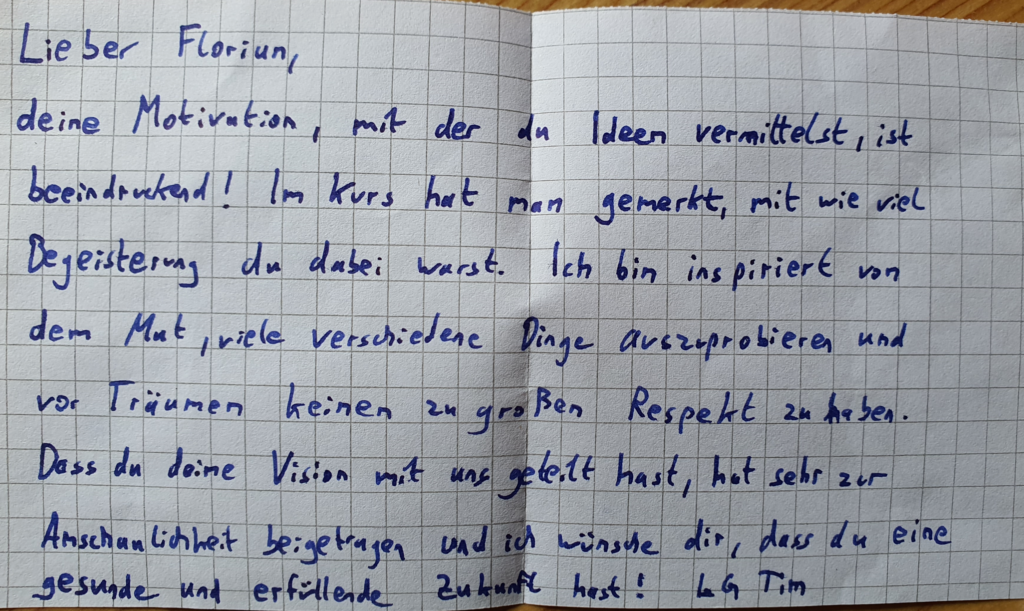 Klient*innen-Feedback (klicken zum Vergrößern)
