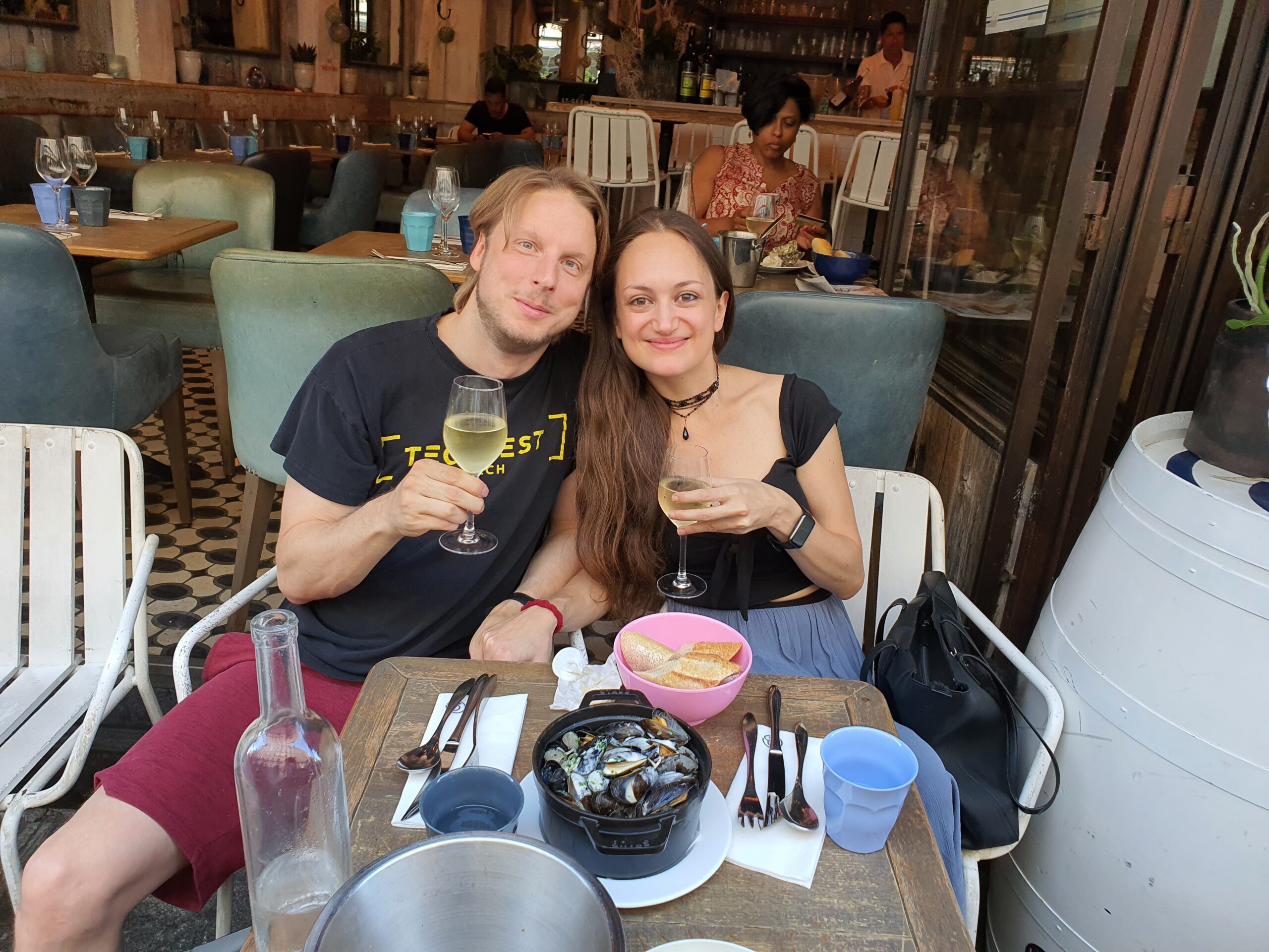 Eliana Vasileiou und Florian Ludwig unterwegs in Paris
